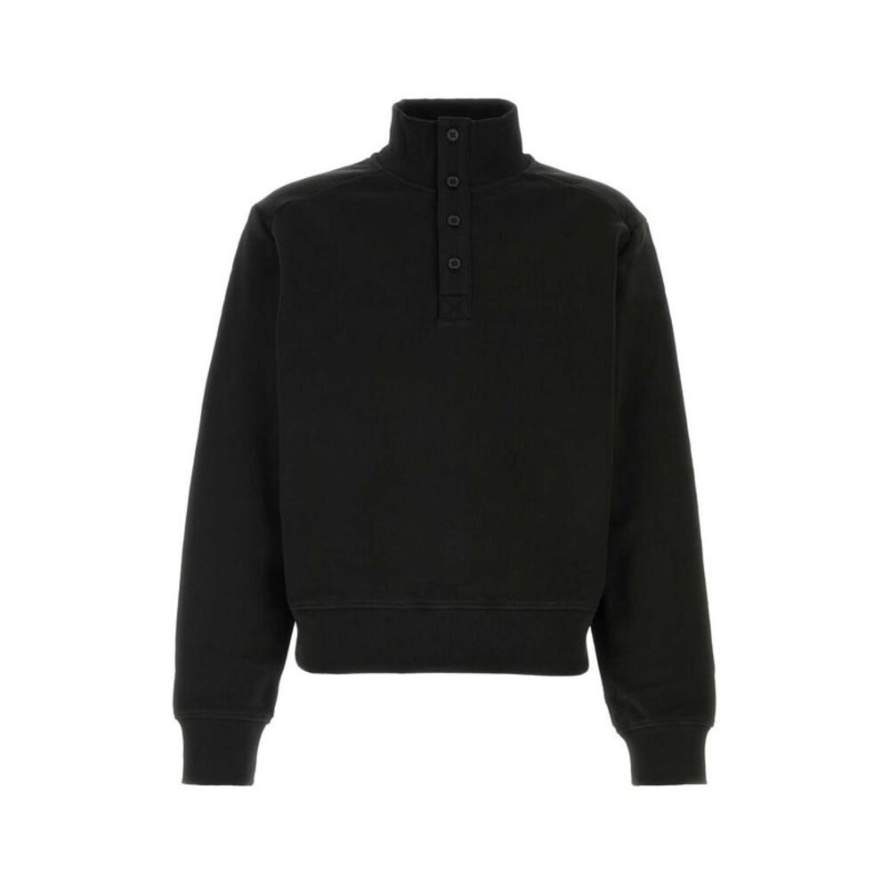 Entire Studios Men Black Cotton Sweatshirt
